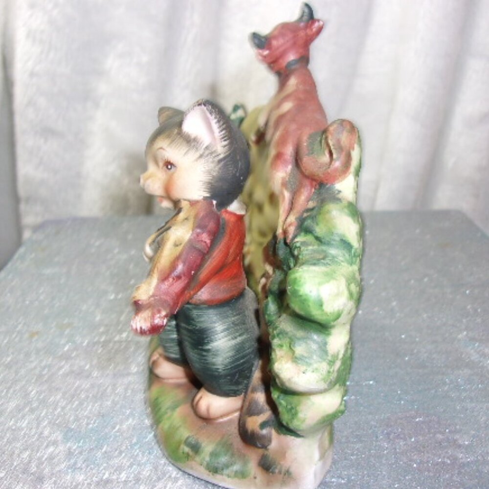 H-427 VINTAGE LEFTON HEY DIDDLE DIDDLE FIGURINE - Picture 3 of 12